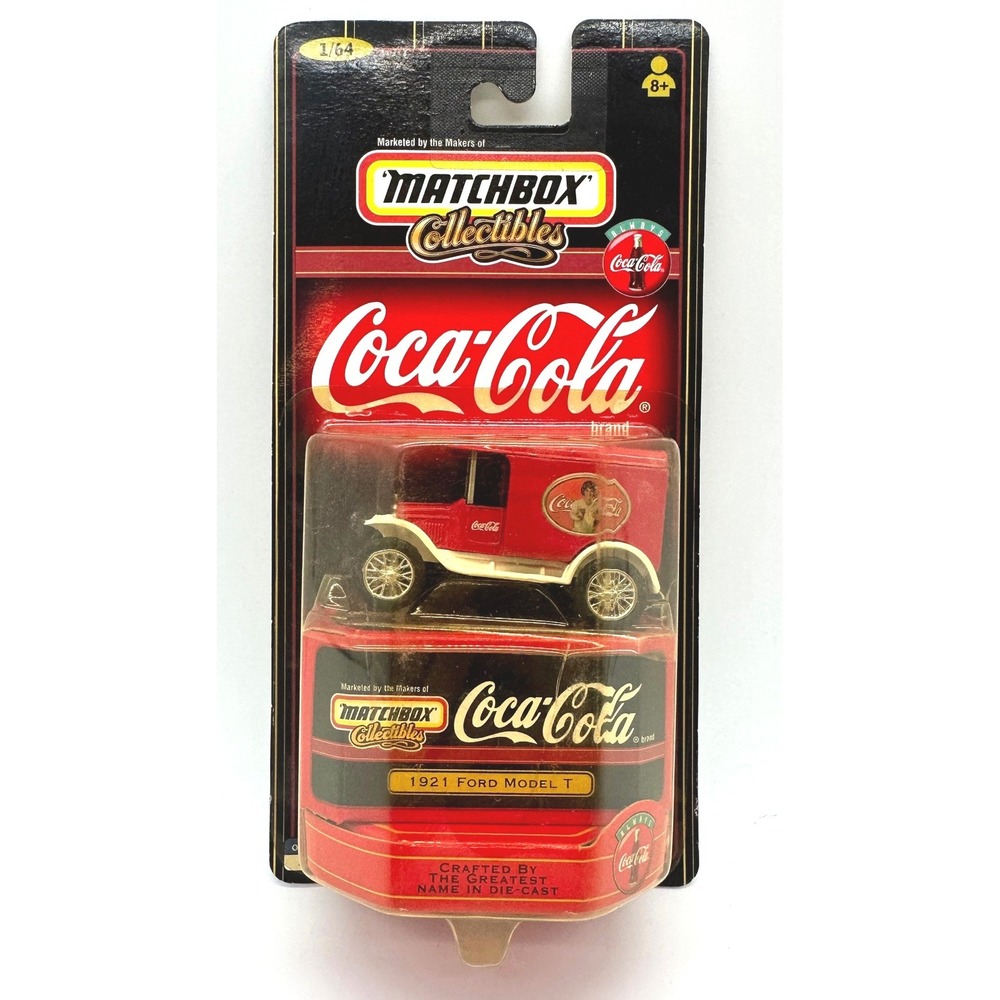 Matchbox 1921 Ford Model T 1/64 Red Coca-Cola Collection Die-Cast Car 37983